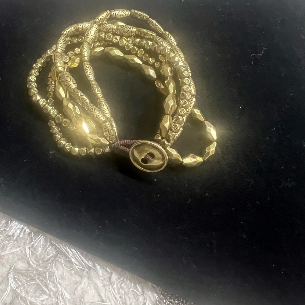 Premier Designs Gold Multi-Strand Bracelet